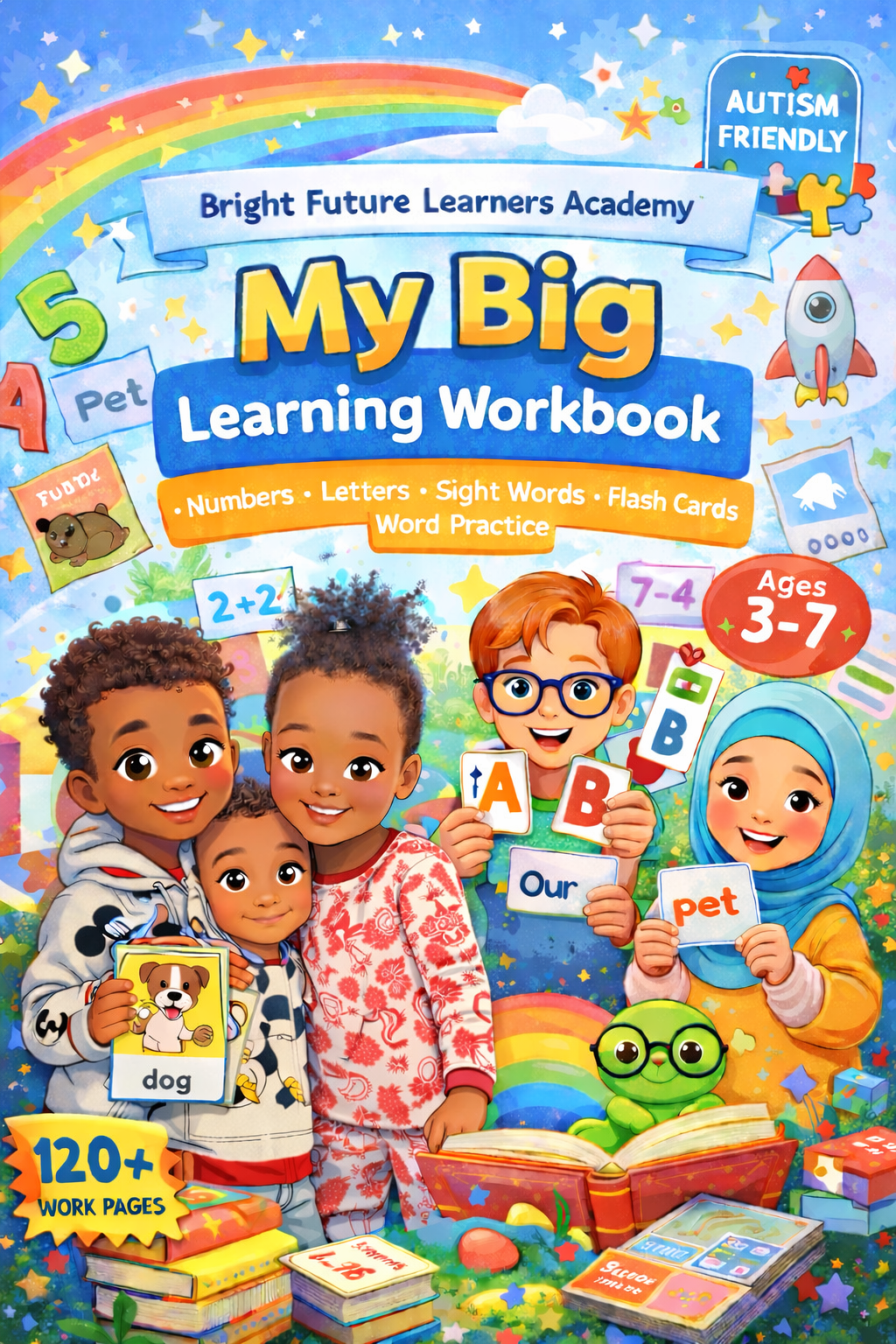 My big learning workbook for kids ages 3-7 (digital download full color)