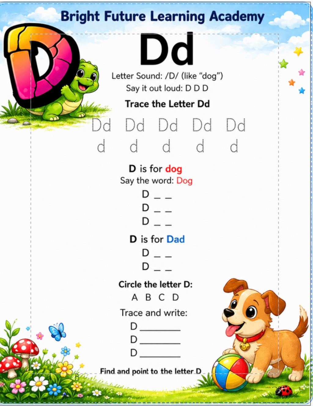 My big learning workbook for kids ages 3-7 (digital download full color)