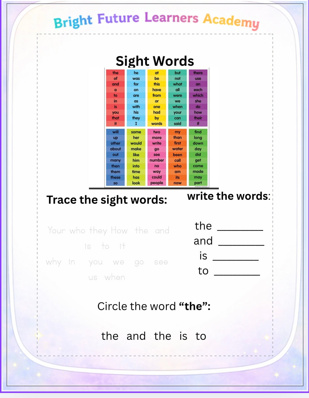 My big learning workbook for kids ages 3-7 (digital download full color)