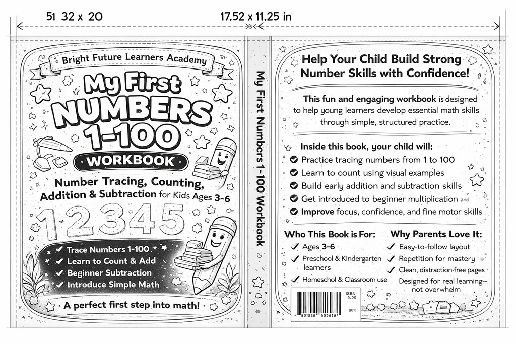 My First Numbers 1-100 Workbook cover