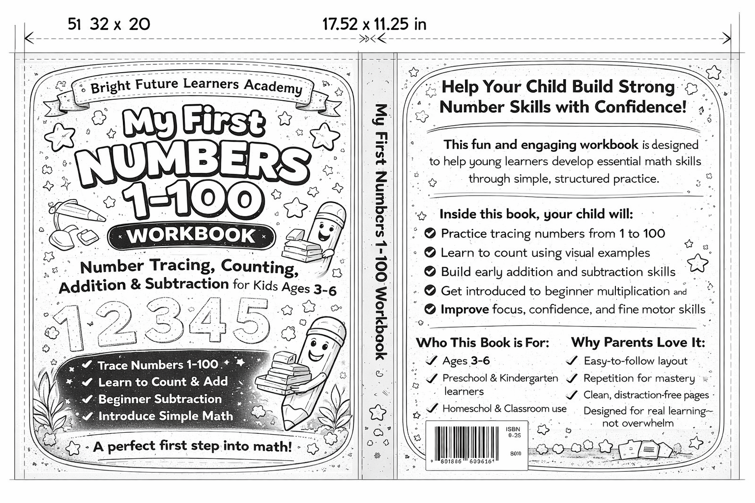 My First Numbers 1-100 Workbook cover
